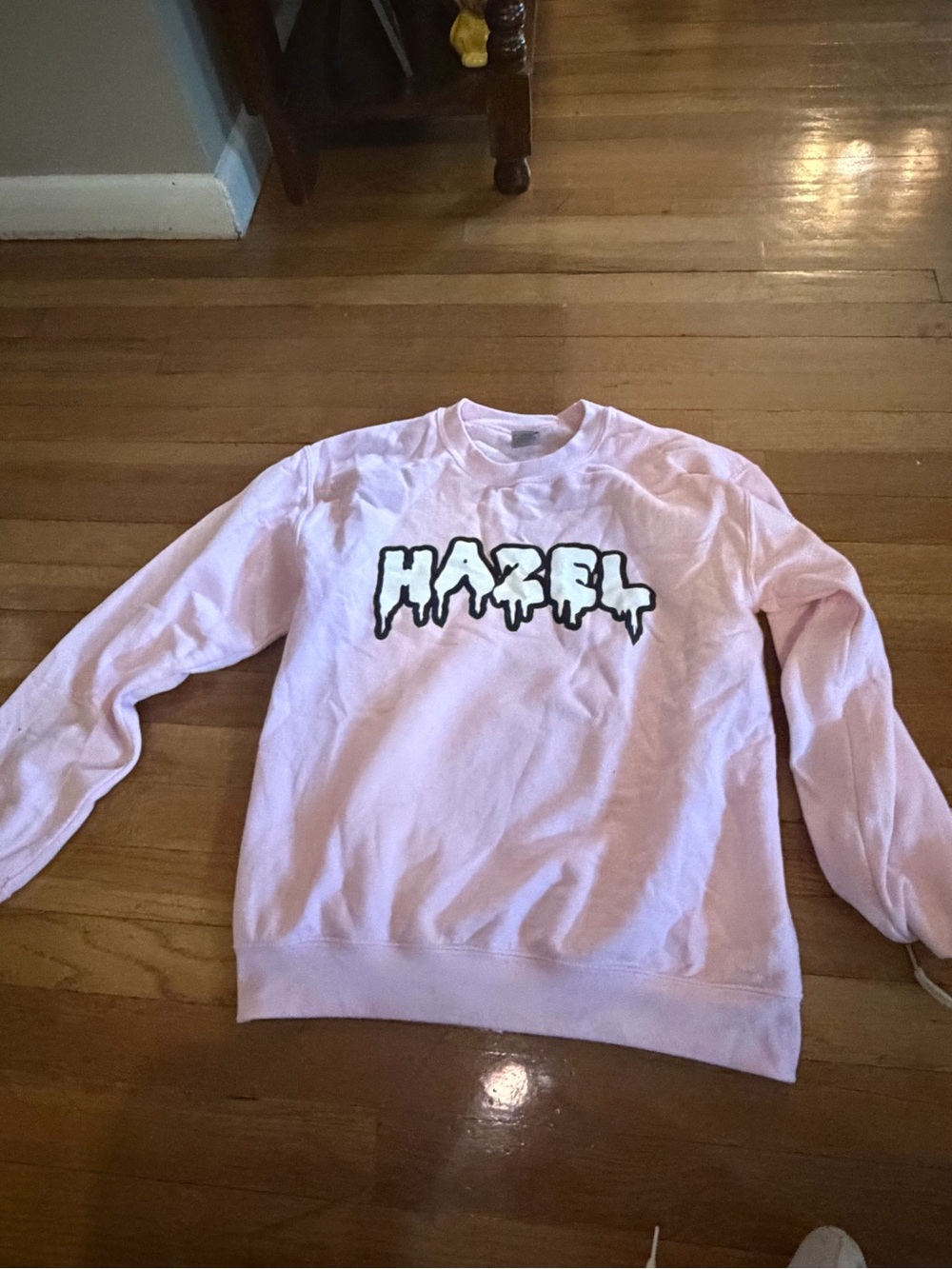 Hazel Boutique Pink Crewneck Pullover - Size Small